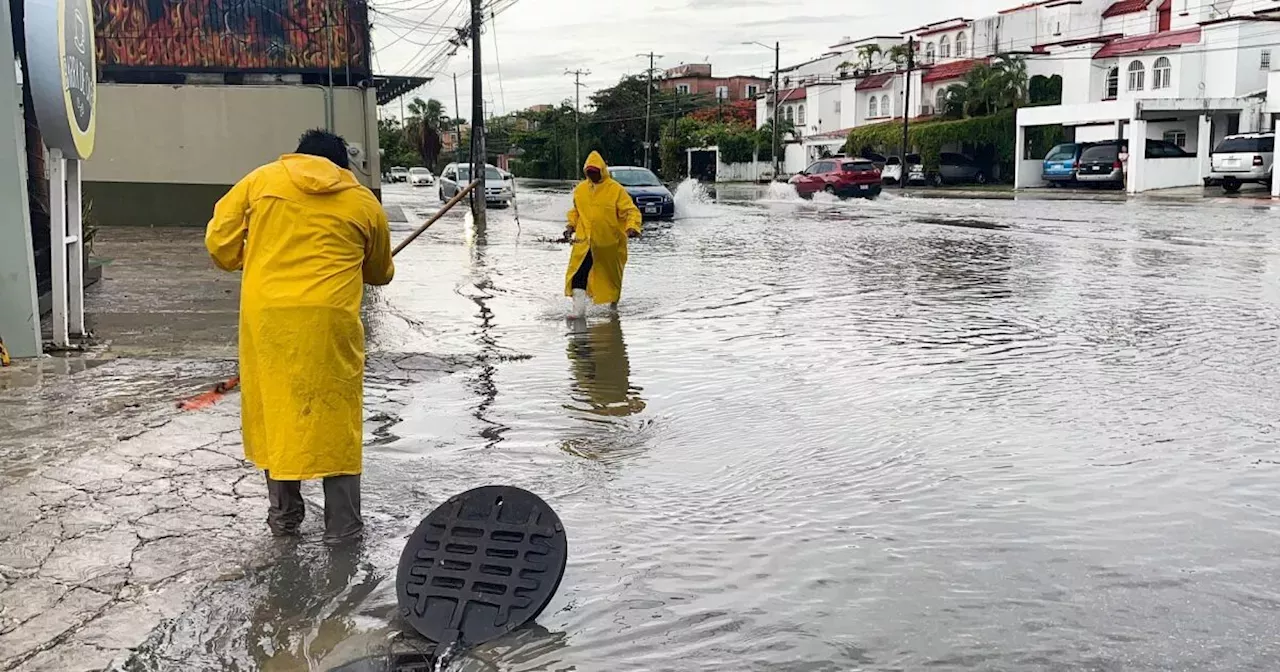 Clima Hoy En Cancún Lluvias en la península de Yucatán dejan