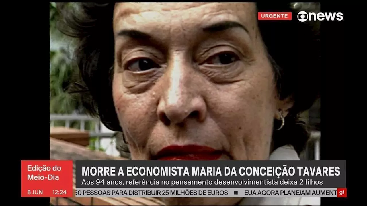 Morre Maria da Conceição Tavares economista e professora aos 94 anos