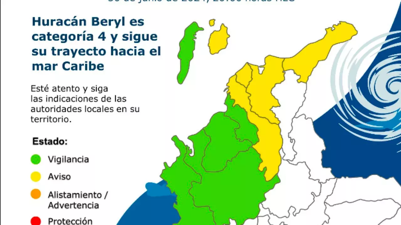 Hurac N El Hurac N Beryl Contin A En Categor A Y Prende La Alerta