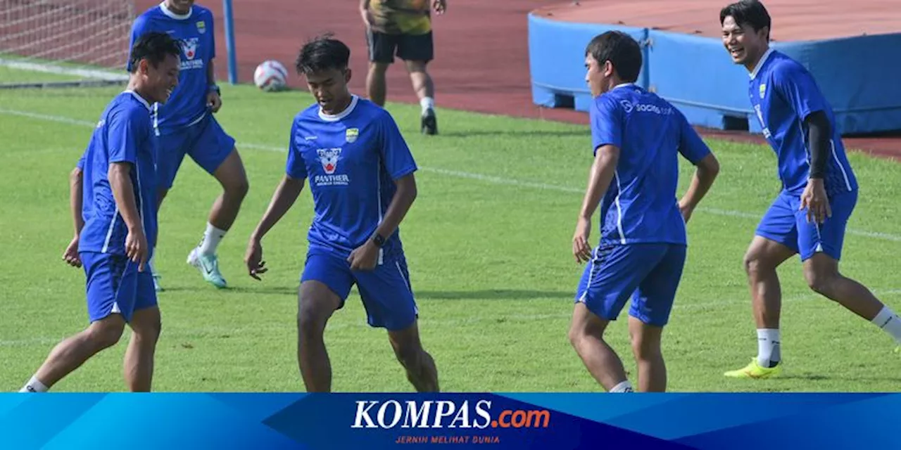 Persib Bandung Latihan Perdana Persib Dihadiri Pemain Tanpa Asing