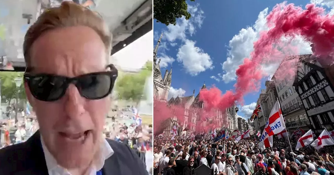 Laurence Fox Joins Tommy Robinson March Declares This Is Our