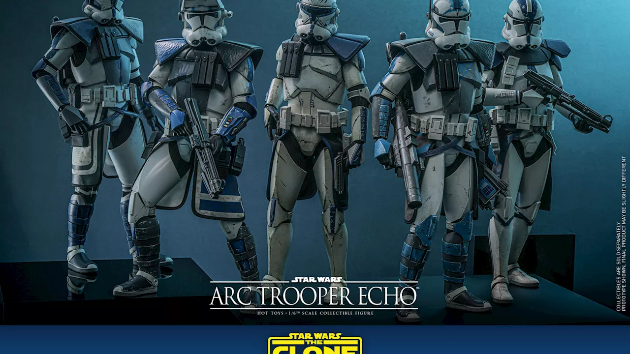 Hot Toys Unveils Star Wars The Clone Wars Echo Scale Figure