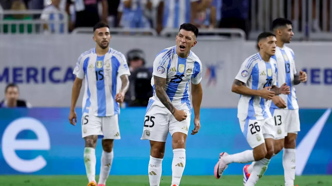 Selecci U00f3n Argentina La reacción de Lionel Messi en el 1 0 de la