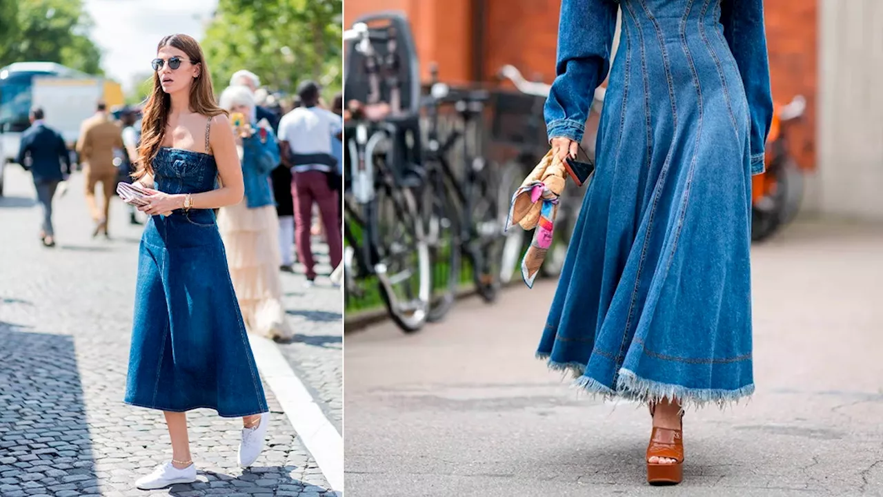 Tenis C Mo Llevar Vestidos De Mezclilla Con Tenis Y Sandalias En