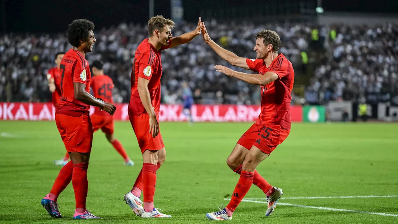 DFB Pokal FC Bayern Zieht Locker Gegen SSV Ulm In 2 Runde Ein