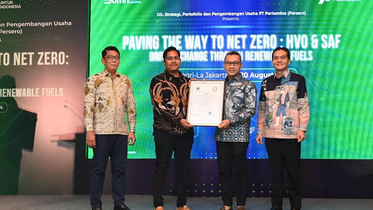 Pertamina Patra Niaga Resmi Bersertifikasi Internasional Distribusi Saf