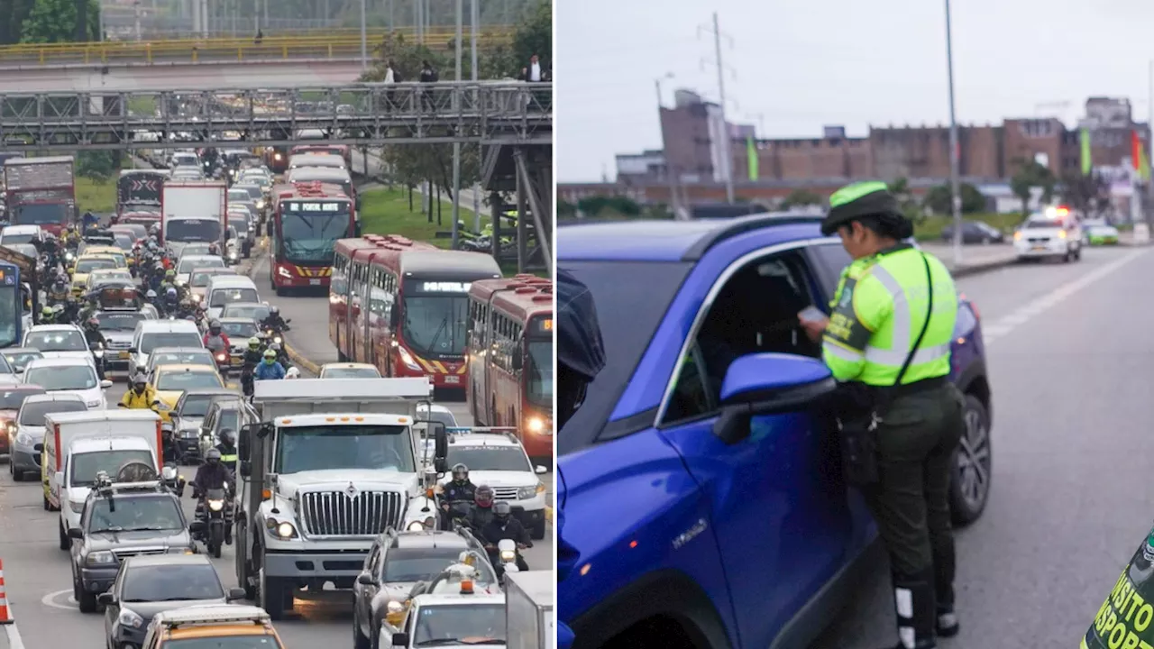 Tenga cuidado Pico y placa en Bogotá para el martes 24 de septiembre