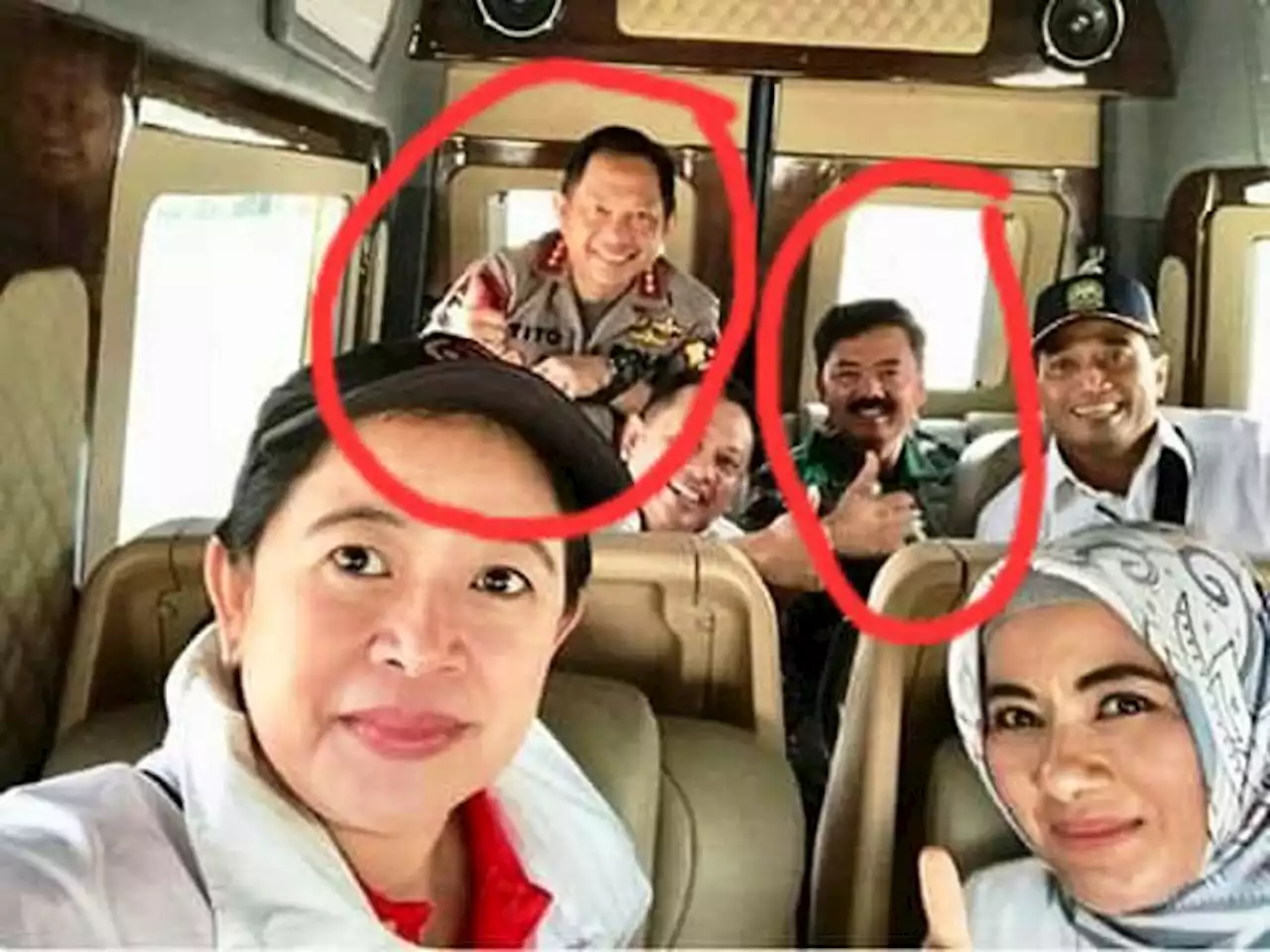 Beredar Foto Panglima TNI dan Kapolri Berpose Bersama Koalisi 01, Ini Faktanya : Okezone News