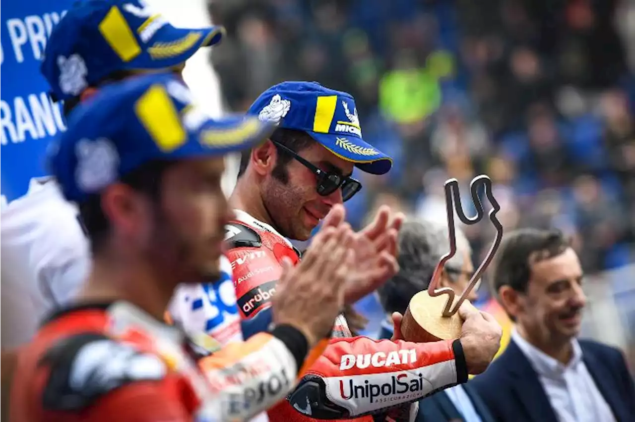 Puasnya Petrucci Raih Podium Ketiga di MotoGP Prancis 2019 : Okezone Sports