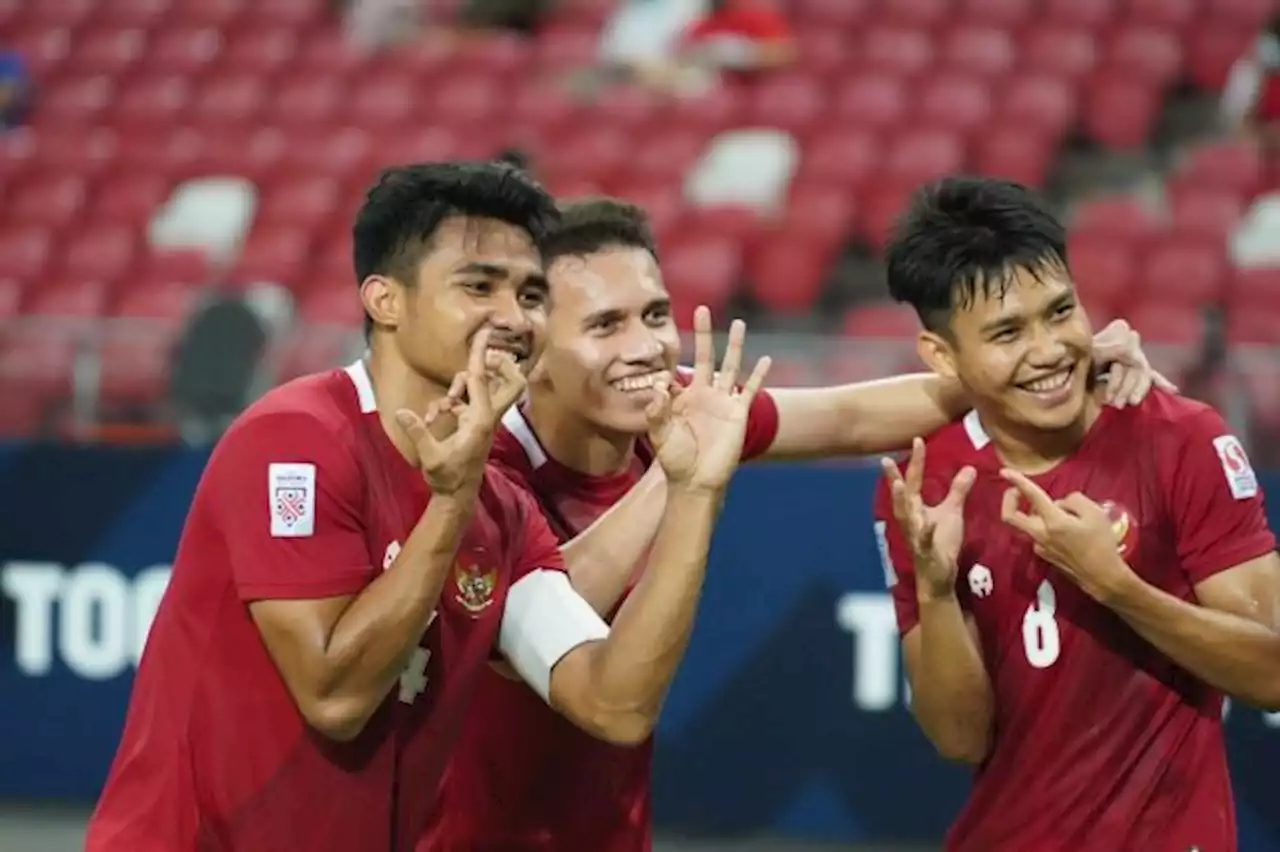 Timnas Indonesia Hantam Singapura 4-2, Shin Tae-yong Apresiasi Kinerja Wasit : Okezone Bola