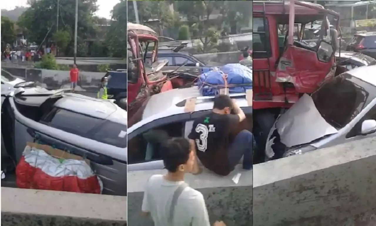 Viral Video Kecelakaan Karambol akibat Perubahan One Way di Tol Pemalang, Ini Faktanya : Okezone News