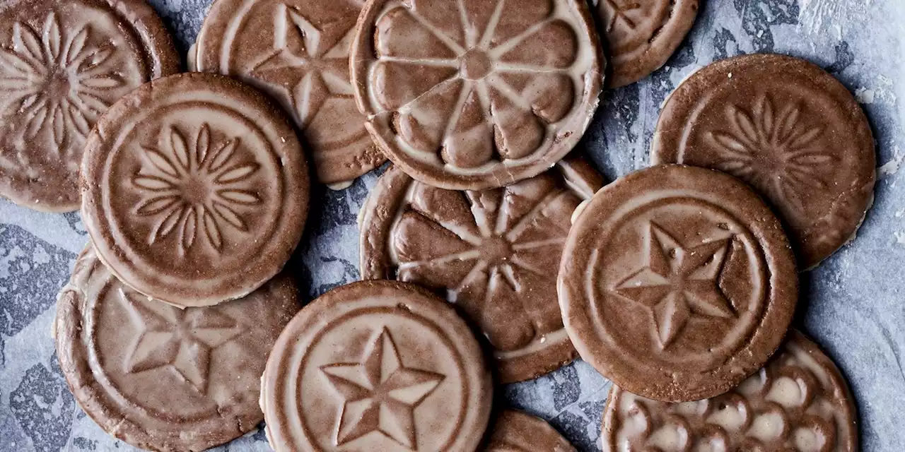 Soft Gingerbread Tiles with Rum Butter Glaze