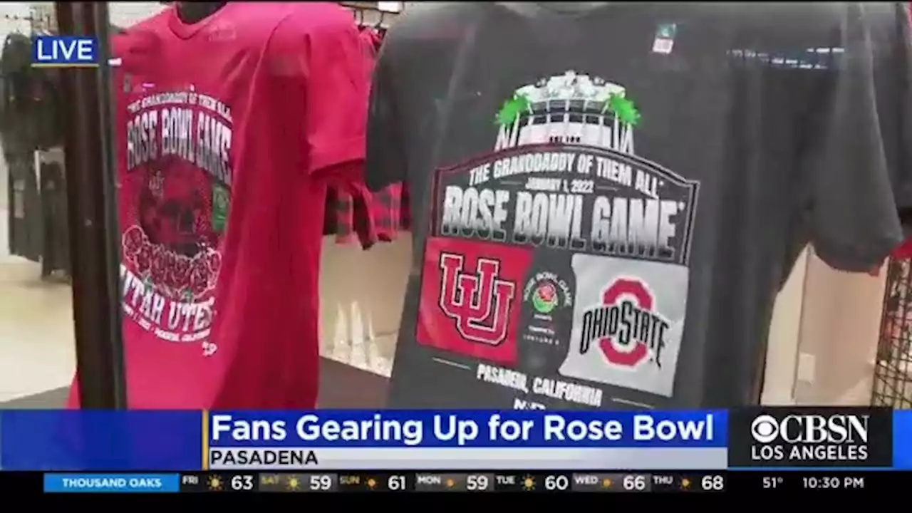 Utah, Ohio State Fans Prepare For Rose Bowl Game