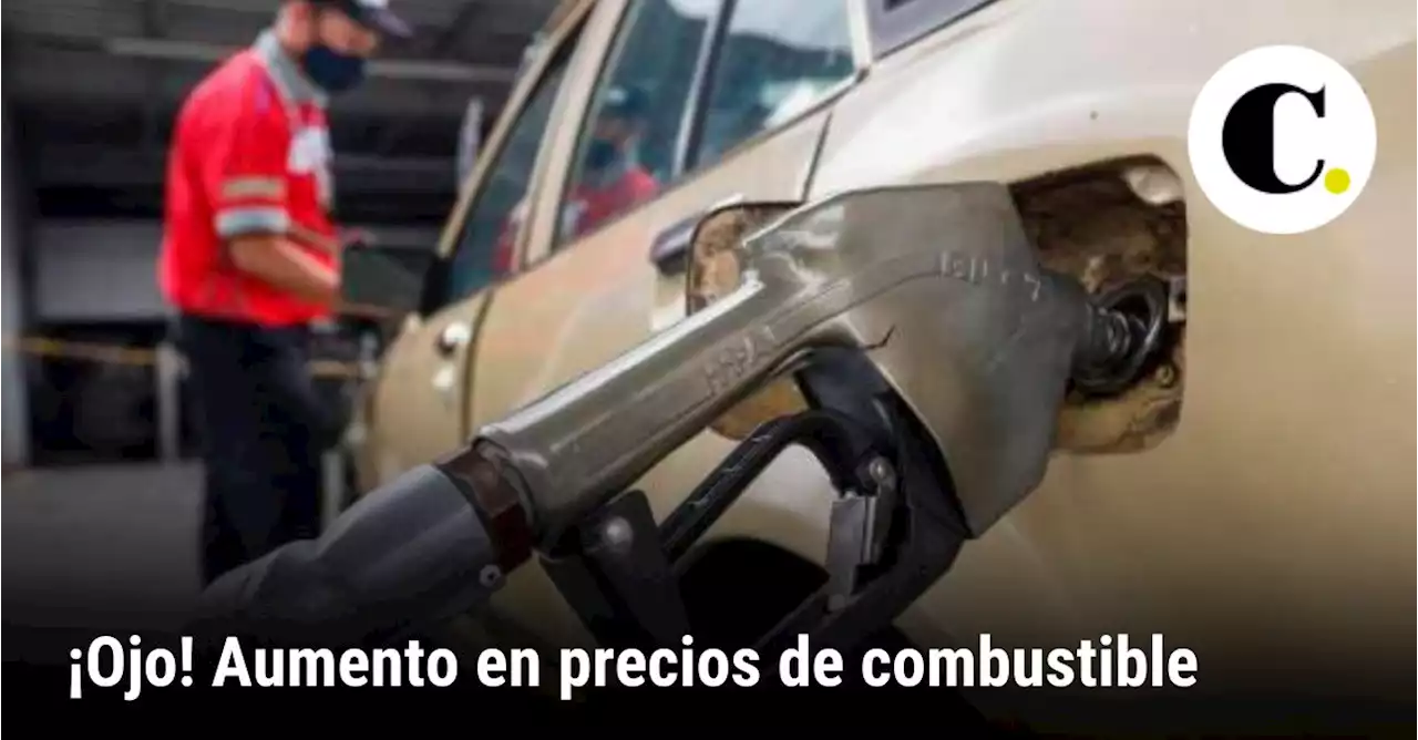 Gasolina y diésel suben de precio desde hoy en Medellín: estas son las tarifas