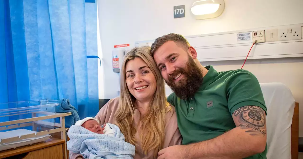 Joy for parents as first New Year's Day baby born seconds after midnight
