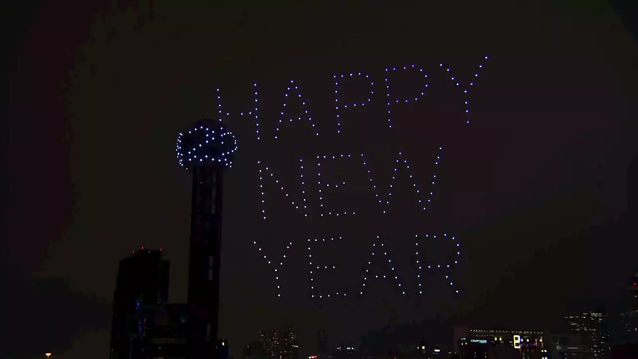 Video: ‘Over The Top' New Year's Eve Drone Show