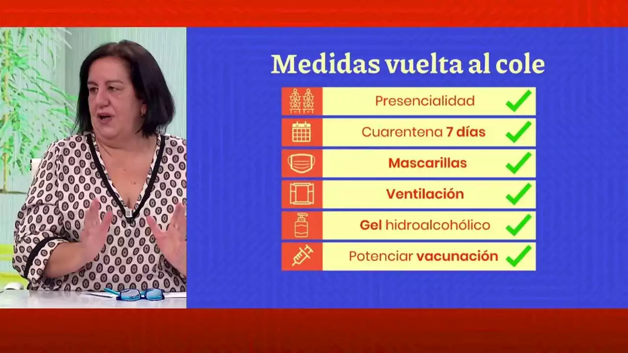 La presidenta de la asociación de enfermería escolar: 'No hay criterios científicos para la nueva cuarentena'