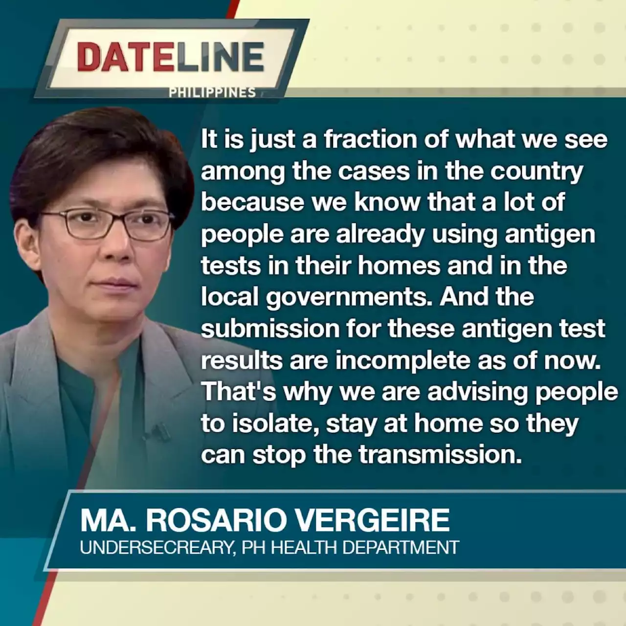 PH Health Dept.: Shortened quarantine period for health workers supported by evidence | ANC