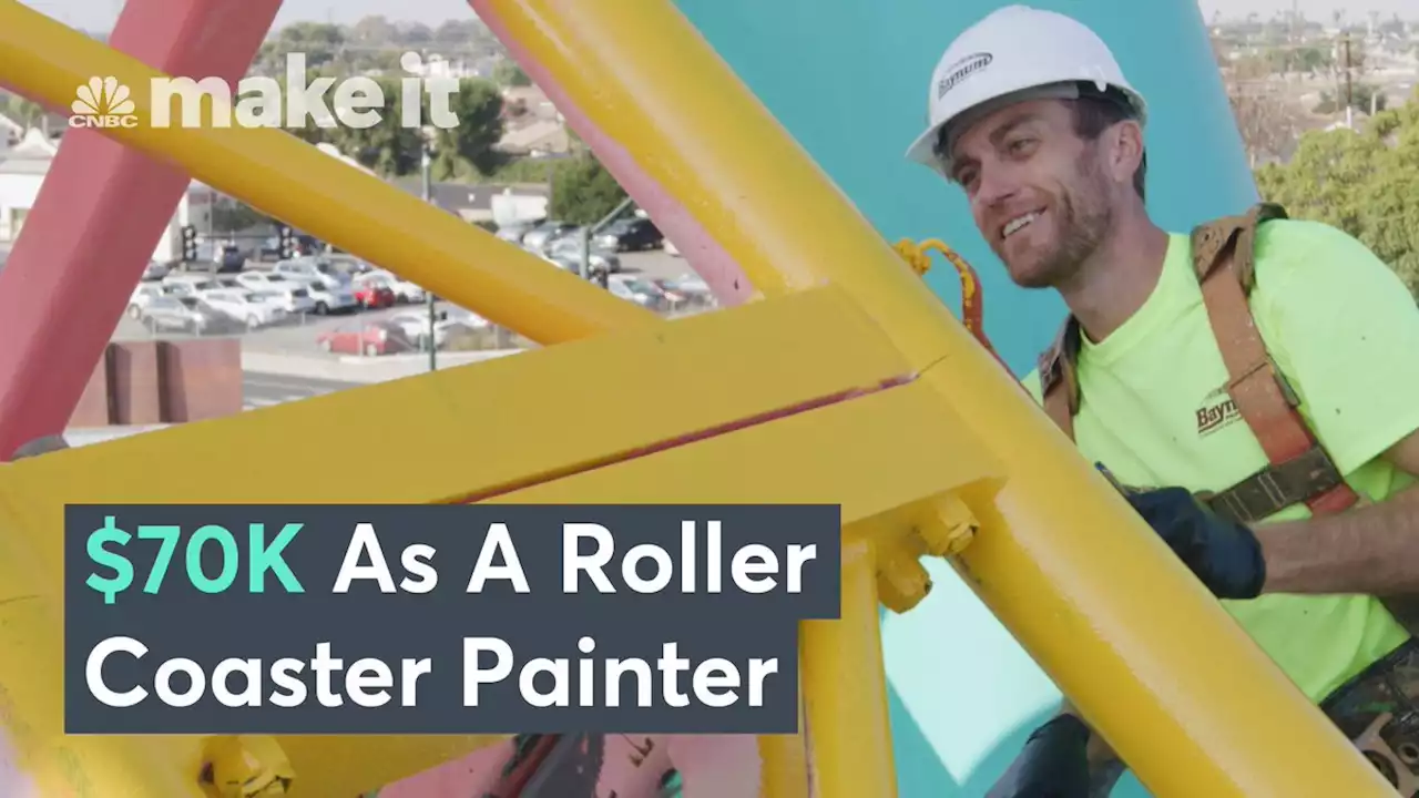 On the job: What it takes to earn $70,000 per year painting roller coasters in Kentucky—and around the world