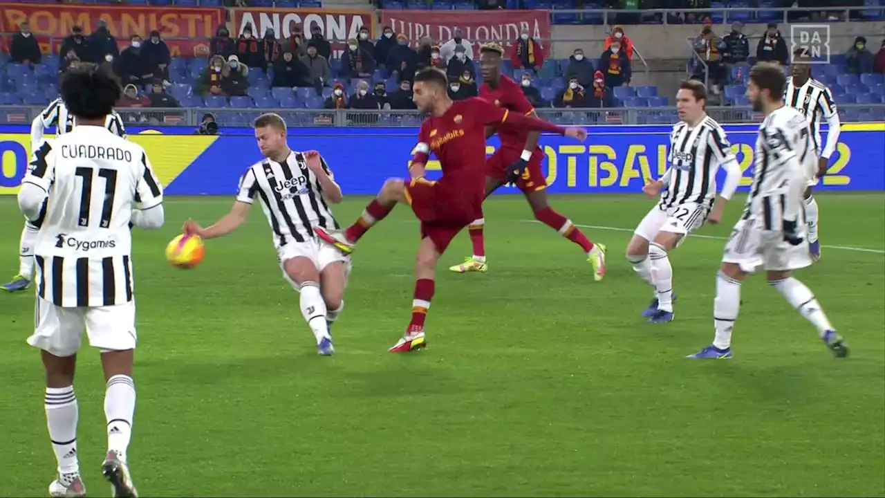 Moviola Roma-Juve: ecco perché De Ligt di mano era da rigore