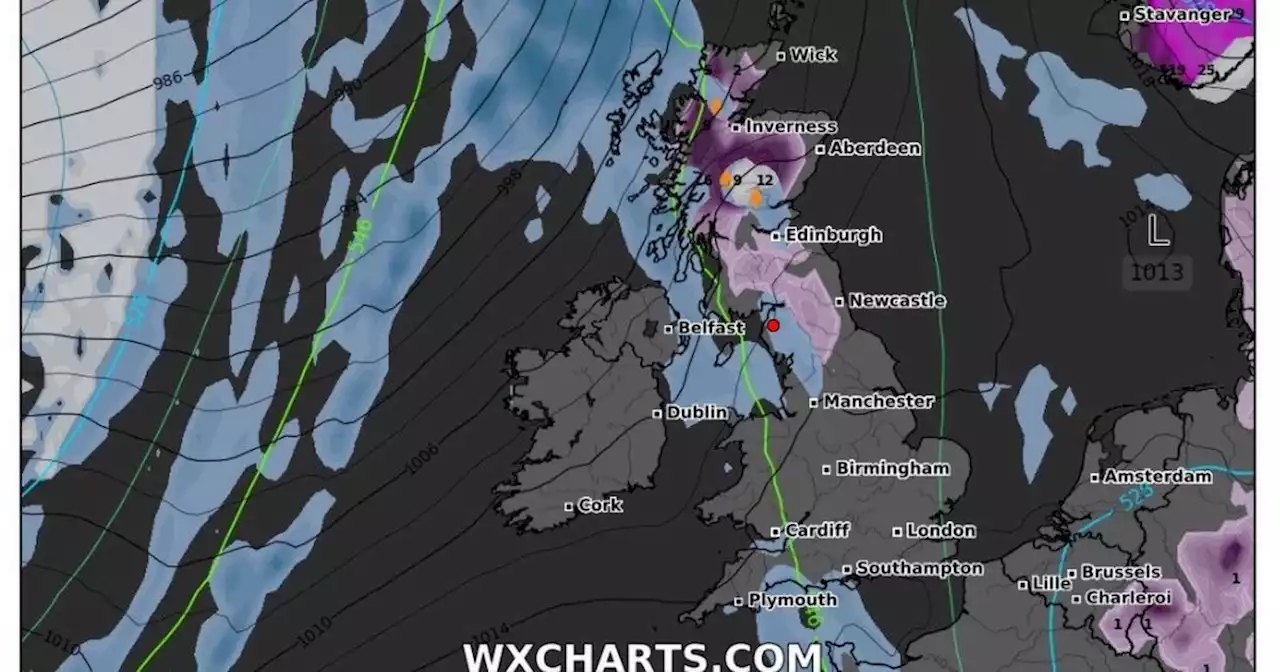 Ferocious winds and heavy rain to lash Brits as 5 inches of snow set to fall