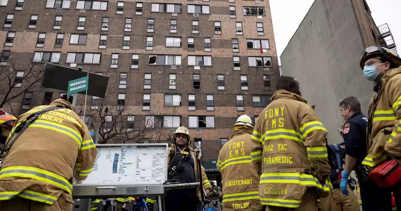 19 people, including 9 children, dead in New York apartment fire