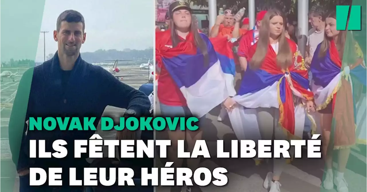 Les fans de Djokovic dansent à Melbourne pour fêter sa libération