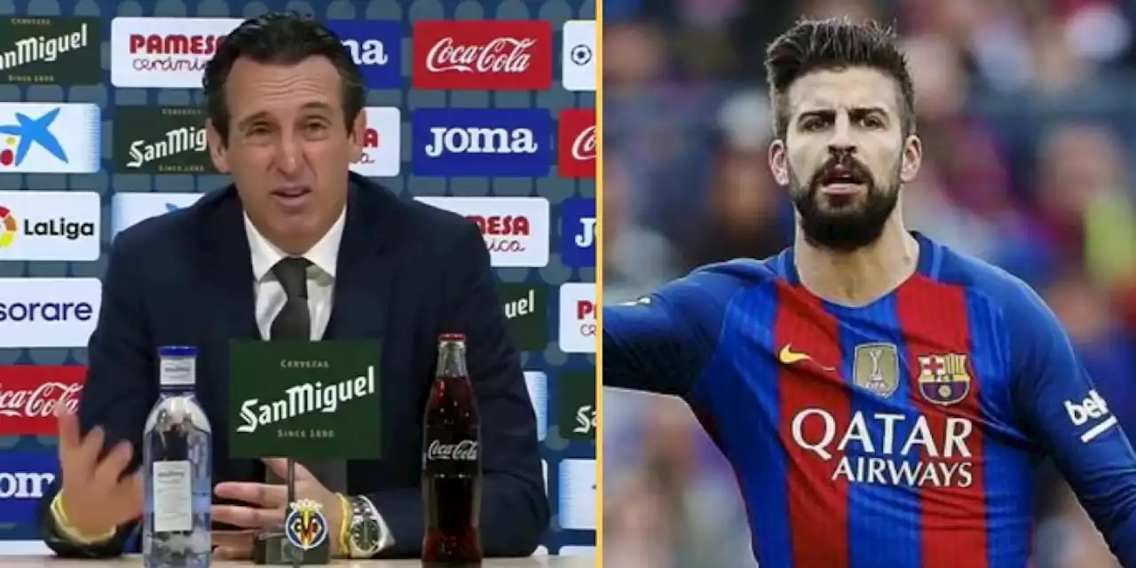 Unai Emery responde a Gerard Piqué