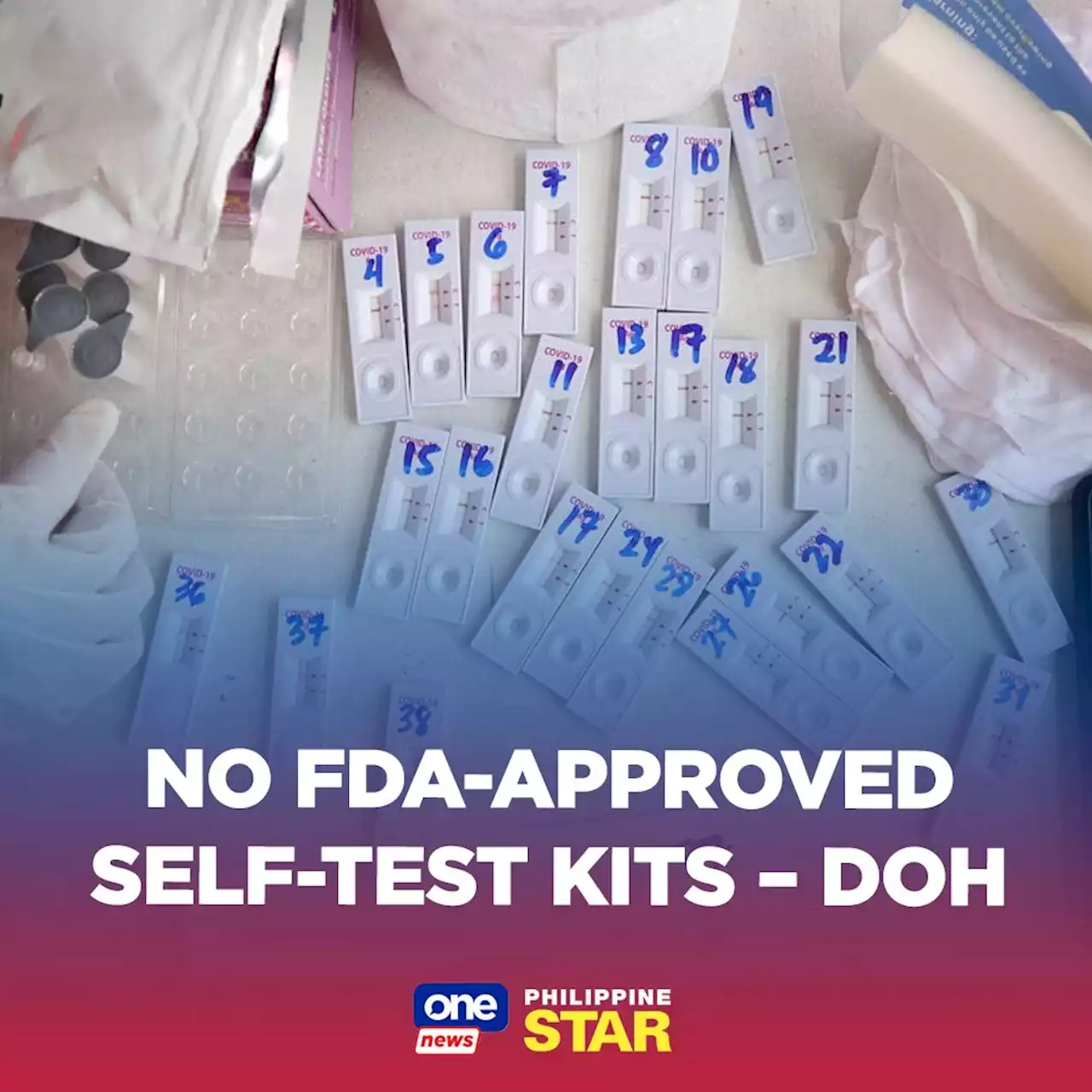 No FDA-Approved Self-Test Kits – DOH | OneNews.PH