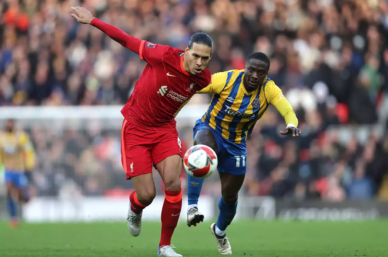 Van Dijk's classy gesture after win over Shrewsbury as Klopp hails Liverpool starlet