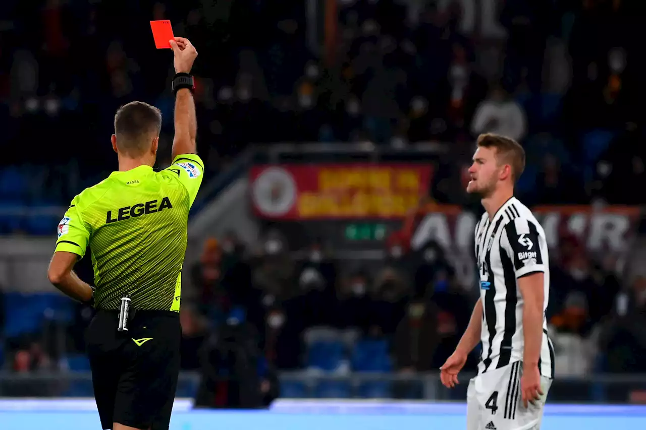 Moviola Roma-Juve: De Ligt, torna l'incubo falli di mano