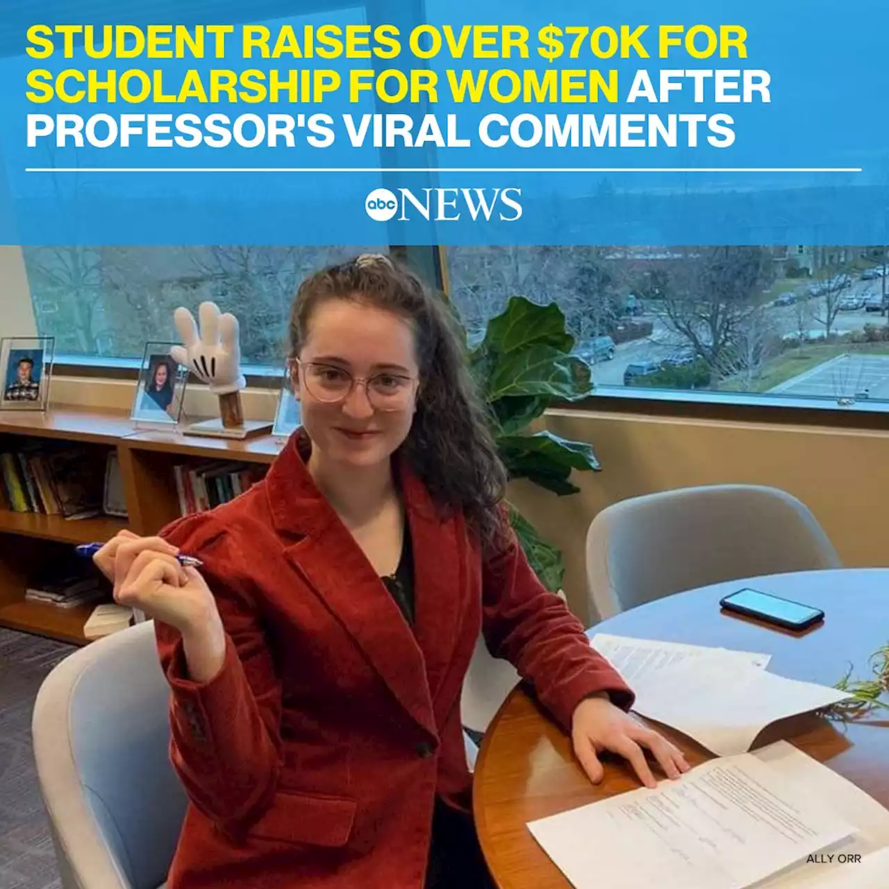 Student raises over $70K for scholarship for women after professor's viral comments