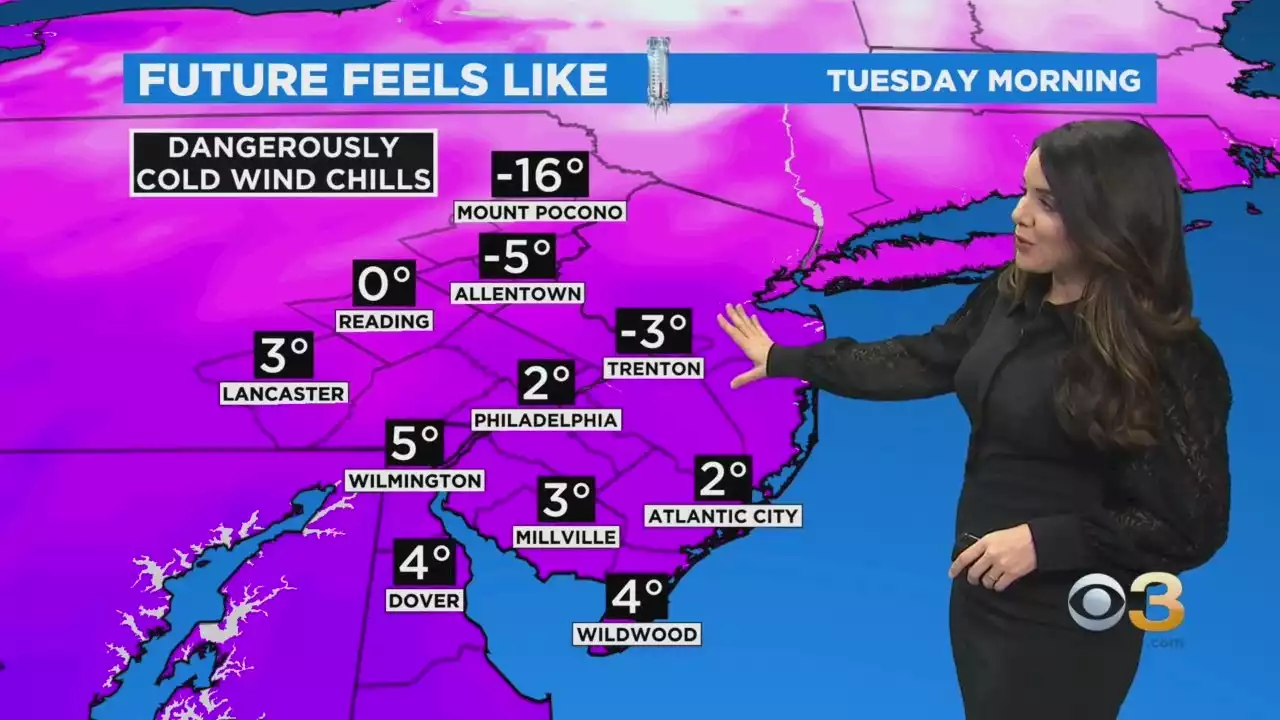 Philadelphia Weather: Arctic Air, Bone-Chilling Winds To Yield Coldest Day In Last 3 Years