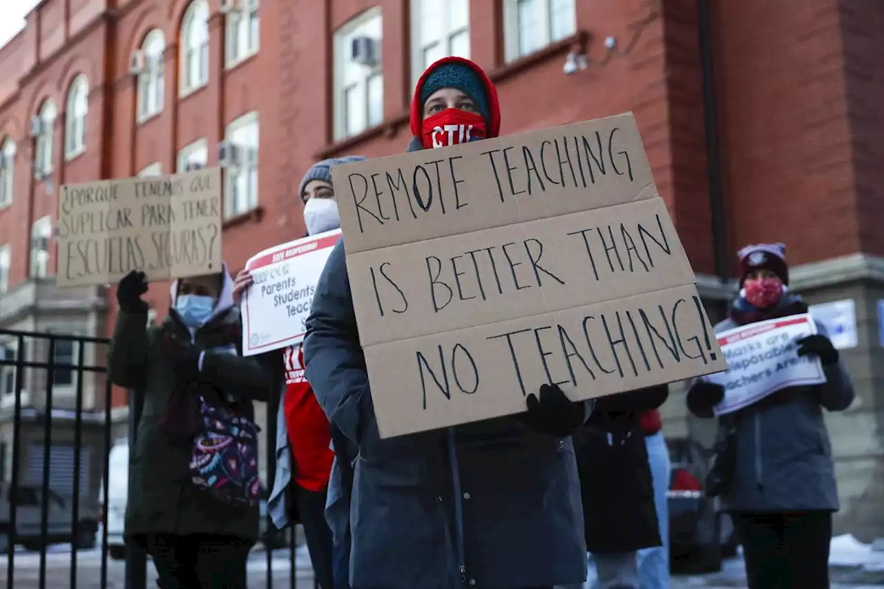 Chicago Teachers Union clears way for in-person classes to resume Wednesday in Chicago Public Schools after four days of cancellations over COVID-19 clashes