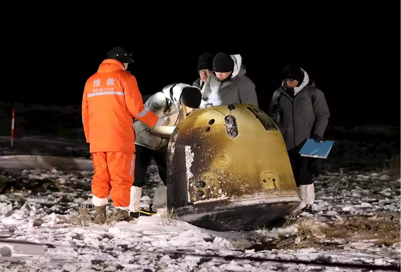 China's Chang'e-5 probe finds on-site evidence of water on the Moon's surface | Engadget