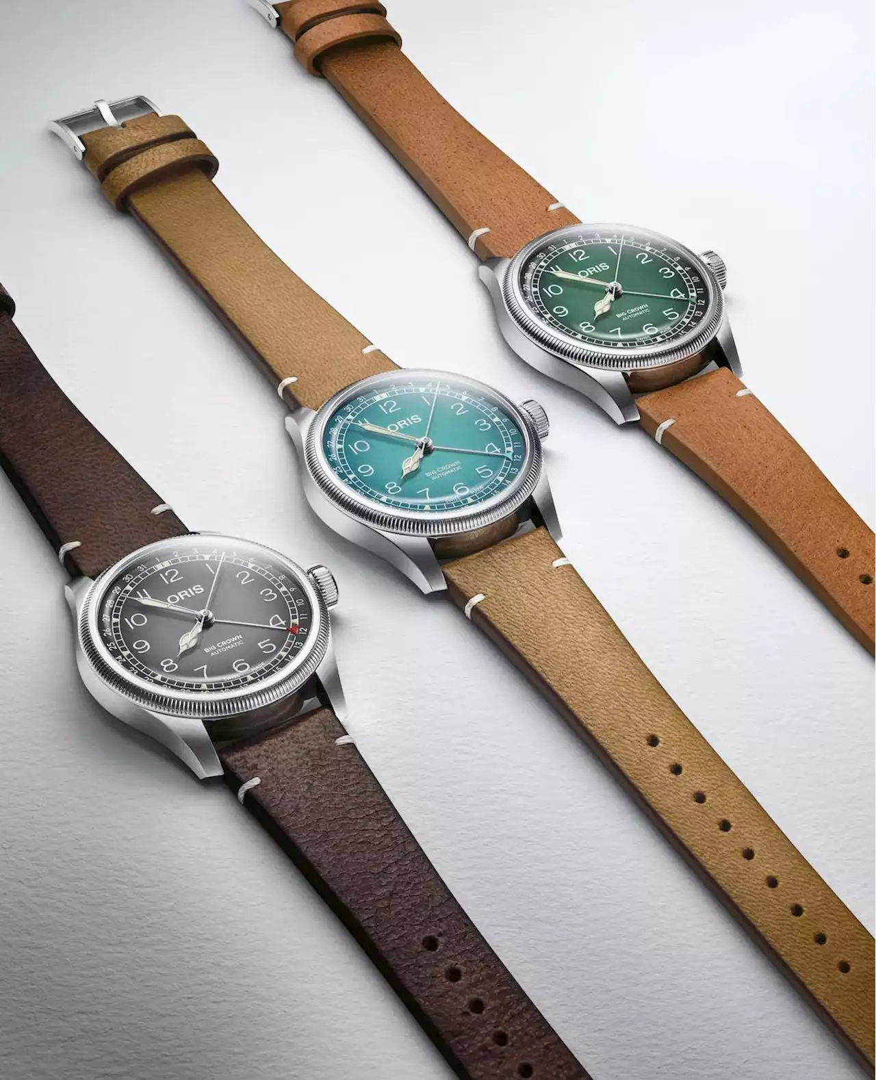 Oris Unveils Big Crown X Cervo Volante Watches With Sustainable Deer Leather Straps