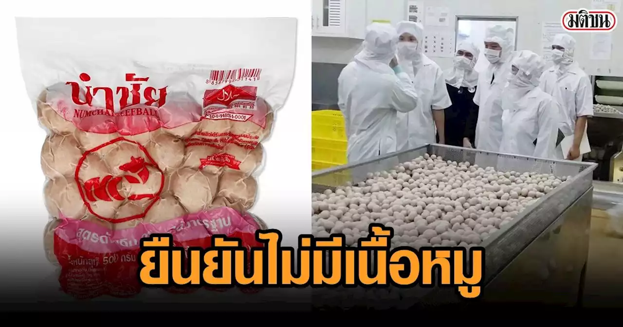 บริษัทดังยัน ไม่มีหมูผสมในลูกชิ้นเนื้อ เร่งสอบการผลิต-จ่อยื่นชี้แจงกก.อิสลามฯ