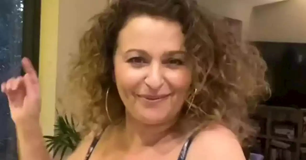 Nadia Sawalha leaves fans in stitches as sexy surprise for husband goes wrong