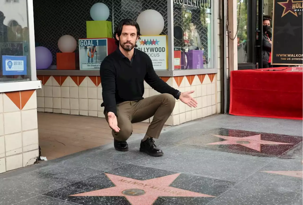 Walk of Fame Star for 'This Is Us' Milo Ventimiglia is Right Next to TV Wife Mandy Moore's