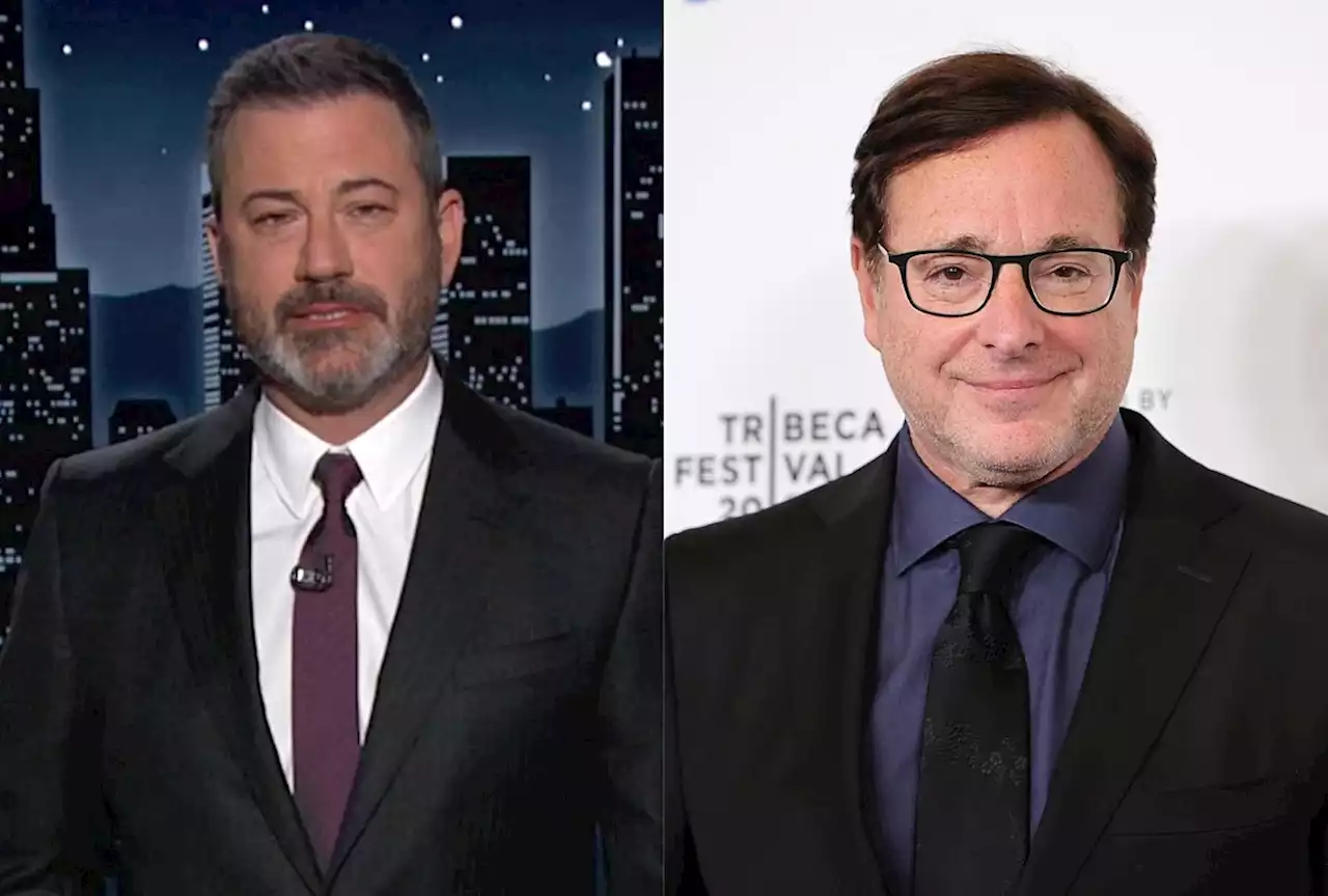 Jimmy Kimmel Gives Tearful Tribute to Bob Saget