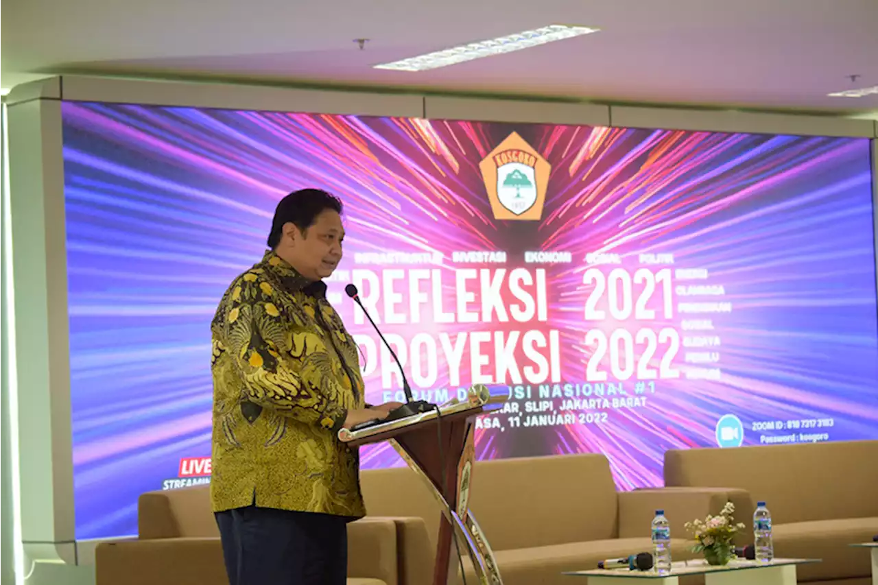 Jaga Momentum Pemulihan Ekonomi di 2022, Menko Airlangga Ajak Perkuat Sinergi