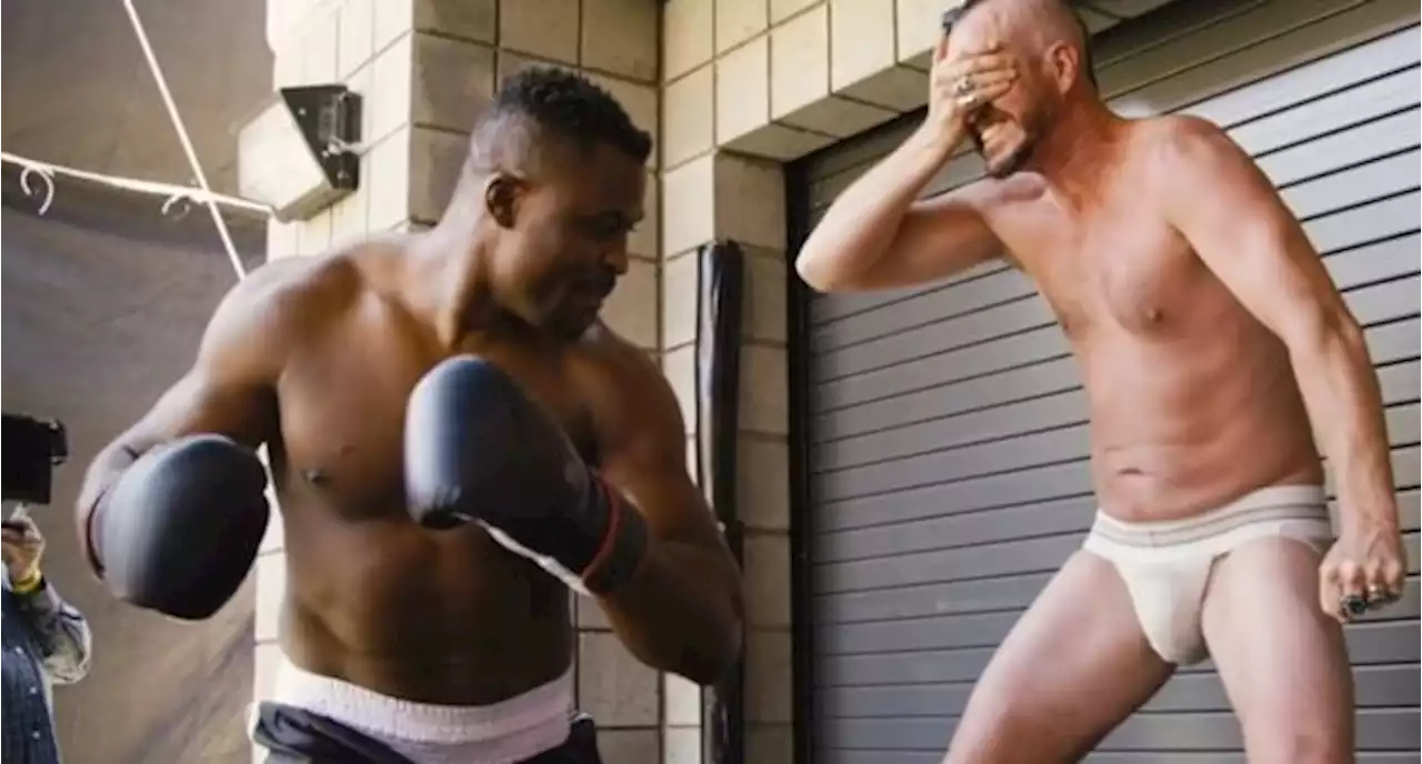 'Does he have kids?' UFC star Ngannou smacks man in groin for new Jackass film