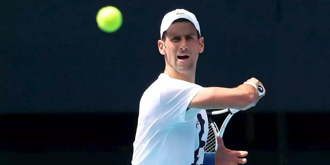 Novak Djokovic Finally Gets to a Tennis Court After Being Cleared to Remain in Australia