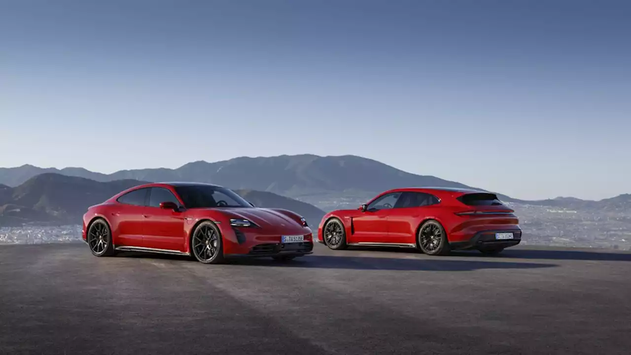 Porsche's electric Taycan outsells 911 in record 2021