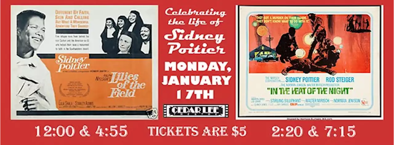 Cleveland Cinemas Announces Special Screenings to Honor Sidney Poitier, Peter Bogdanovich