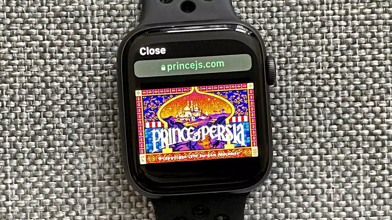 You Can Play the Original 'Prince of Persia' on Your Apple Watch, No App Required