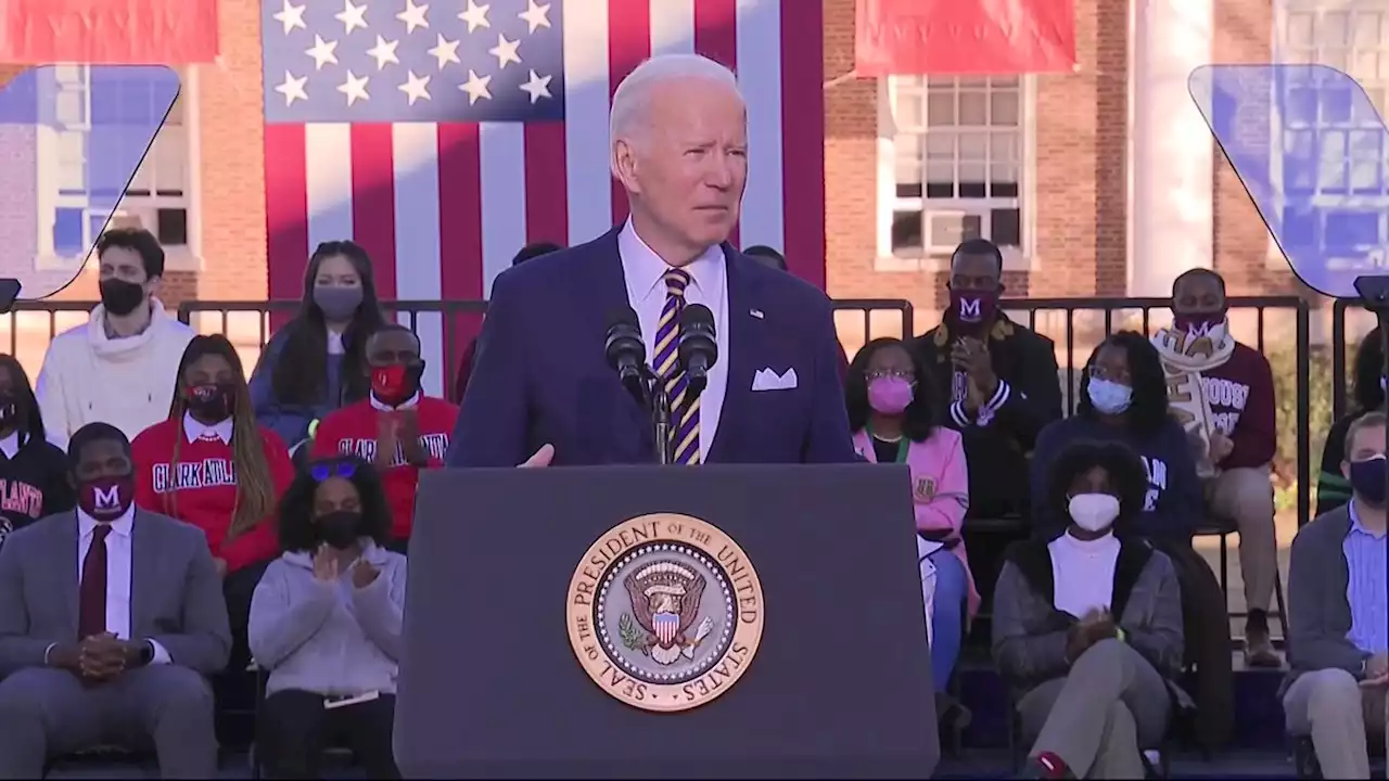 President Biden urges filibuster changes to protect voting rights