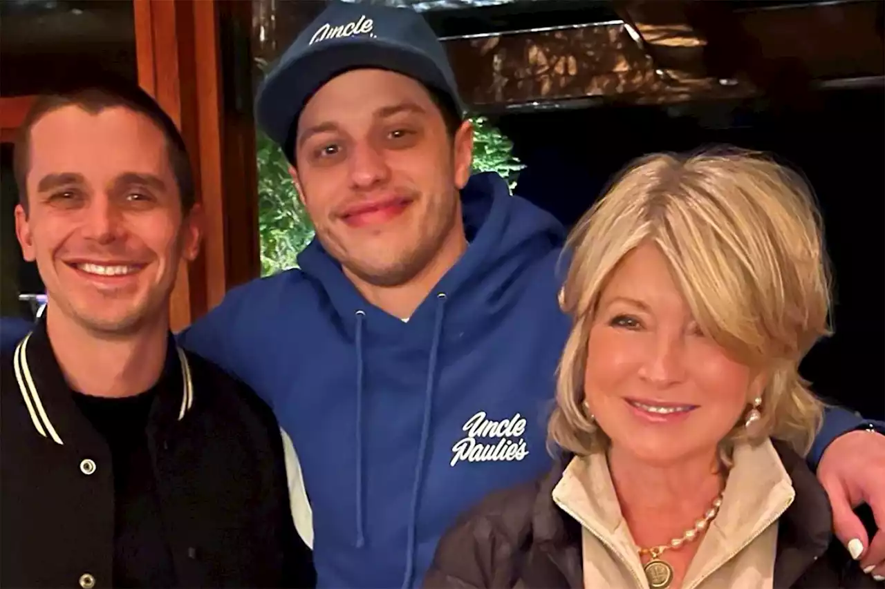 Martha Stewart runs into ‘cute’ Pete Davidson on night out without Kim Kardashian