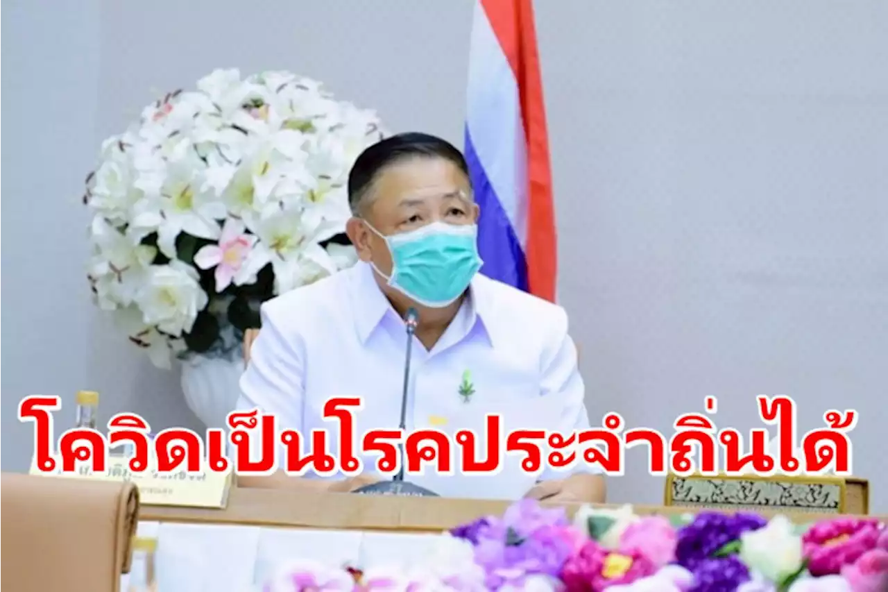 สธ.เผย3ปัจจัย ทำให้'โควิด'มีแนวโน้มเป็นโรคประจำถิ่น