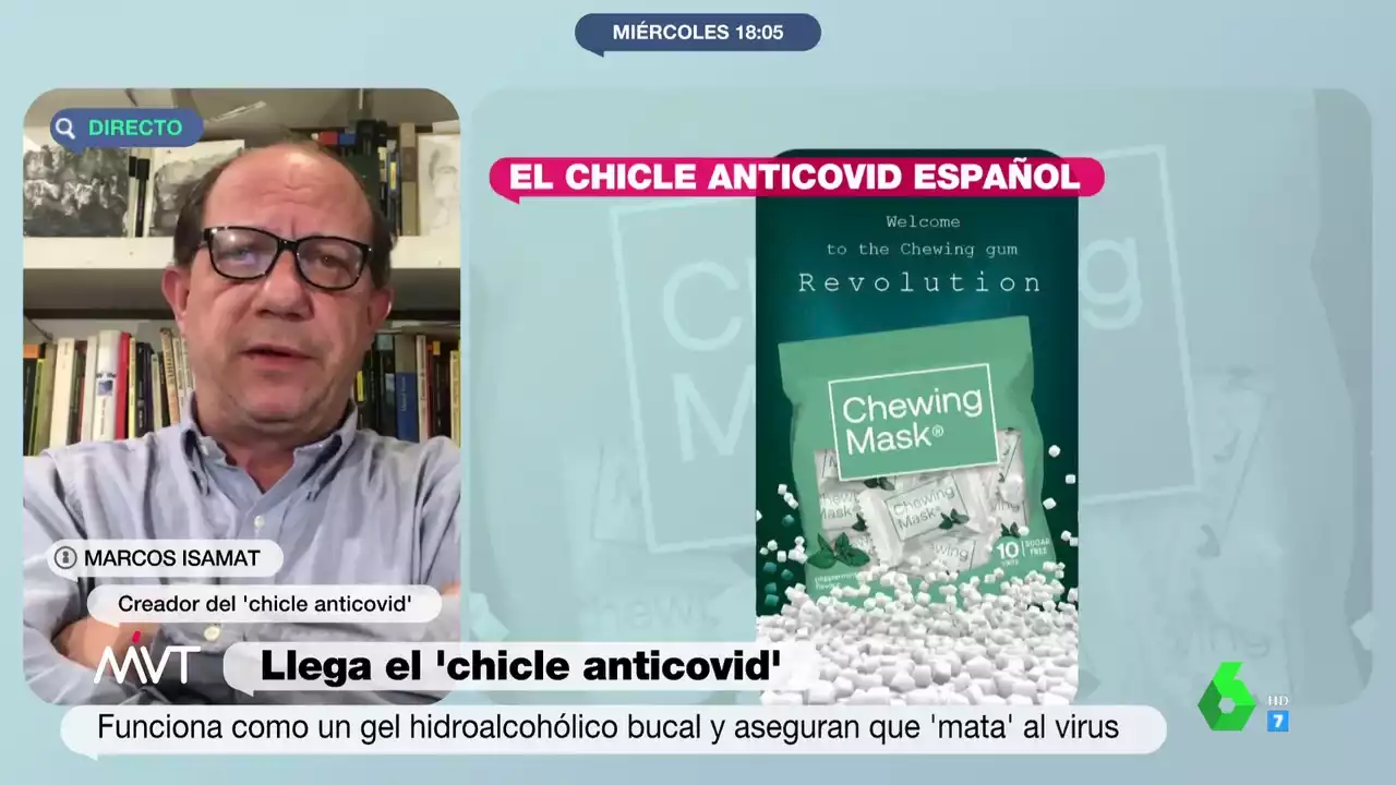 Así funciona el chicle español que protege contra el COVID-19 y otros virus